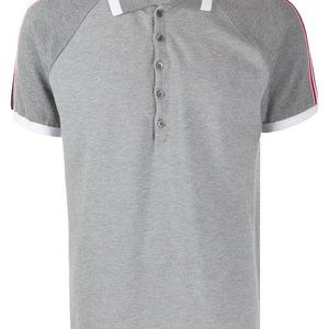 Thom Browne striped sleeve polo shirt